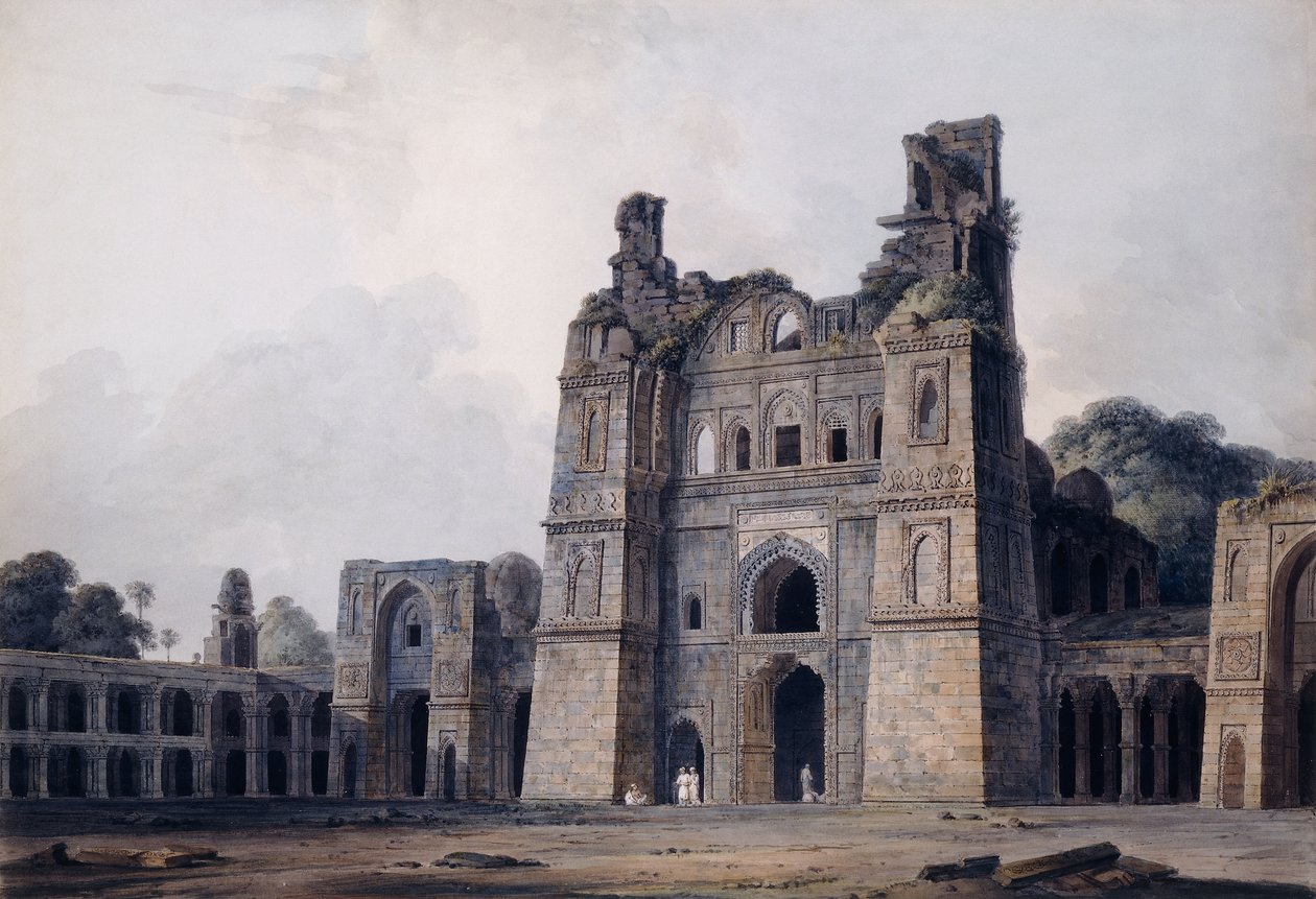 Mešita Atal, Jaunpur, Uttar Pradesh, od Thomas Daniell