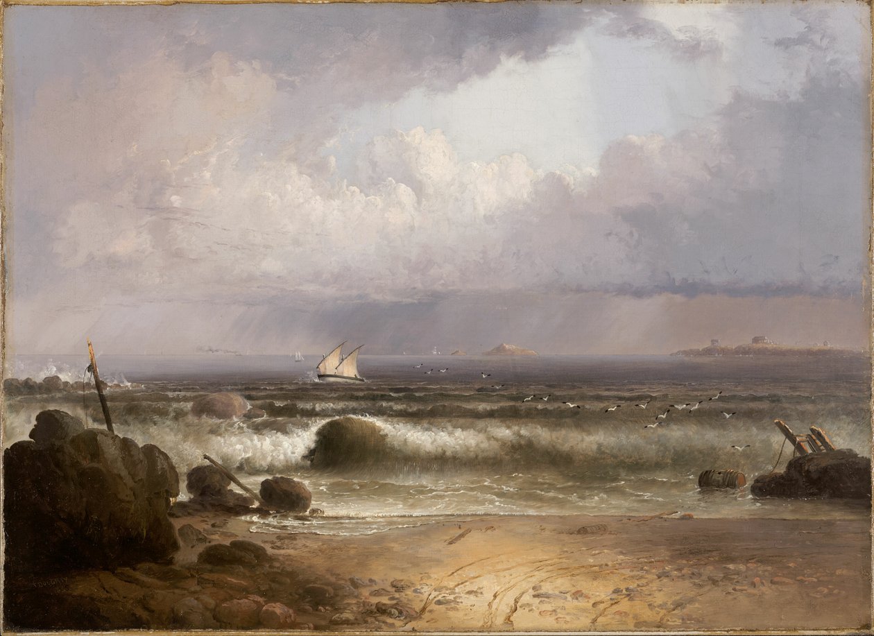 Coming Squall (Nahant Beach s letní sprchou) od Thomas Doughty