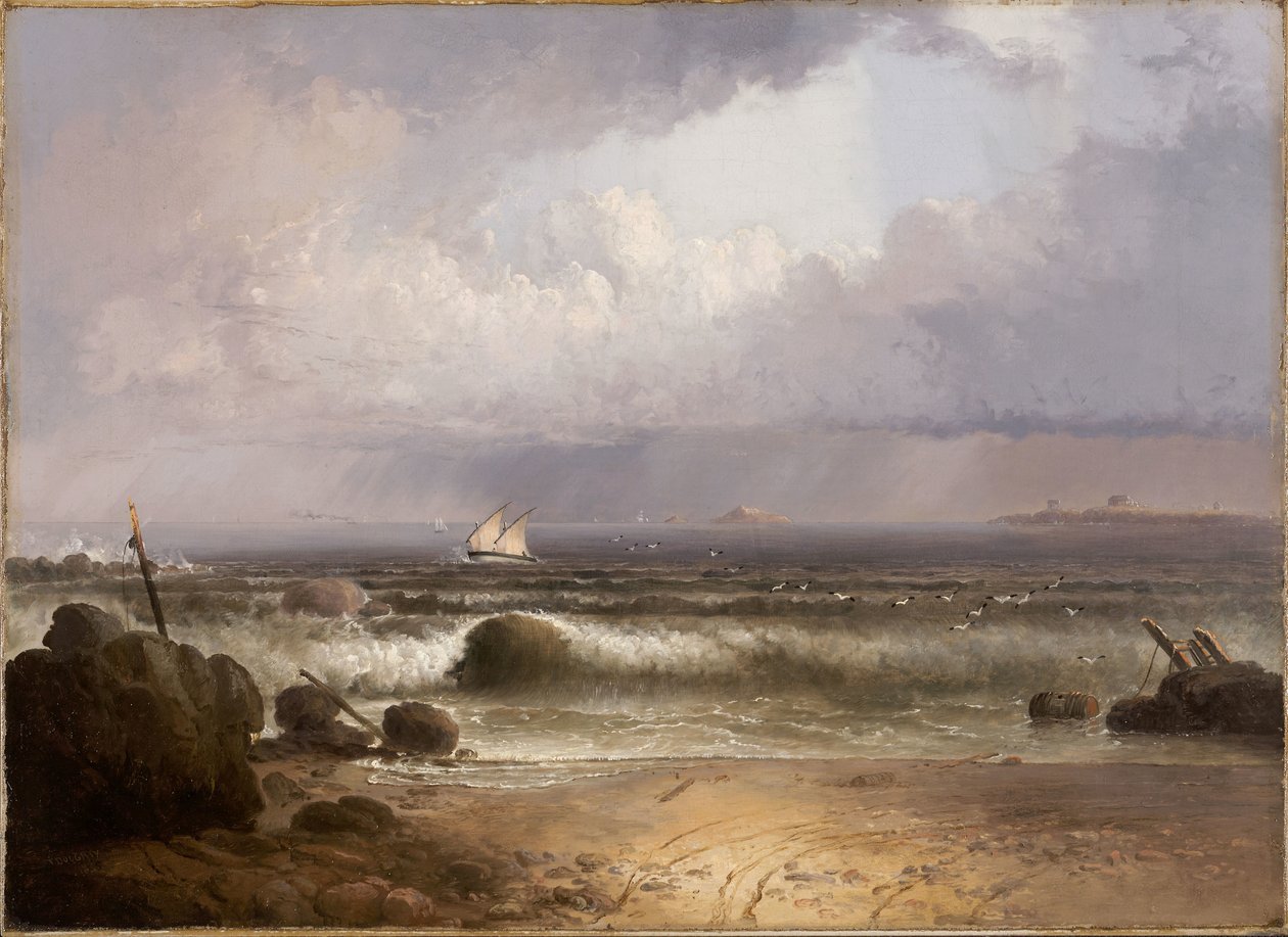 Coming Squall (Nahant Beach s letní sprchou) od Thomas Doughty
