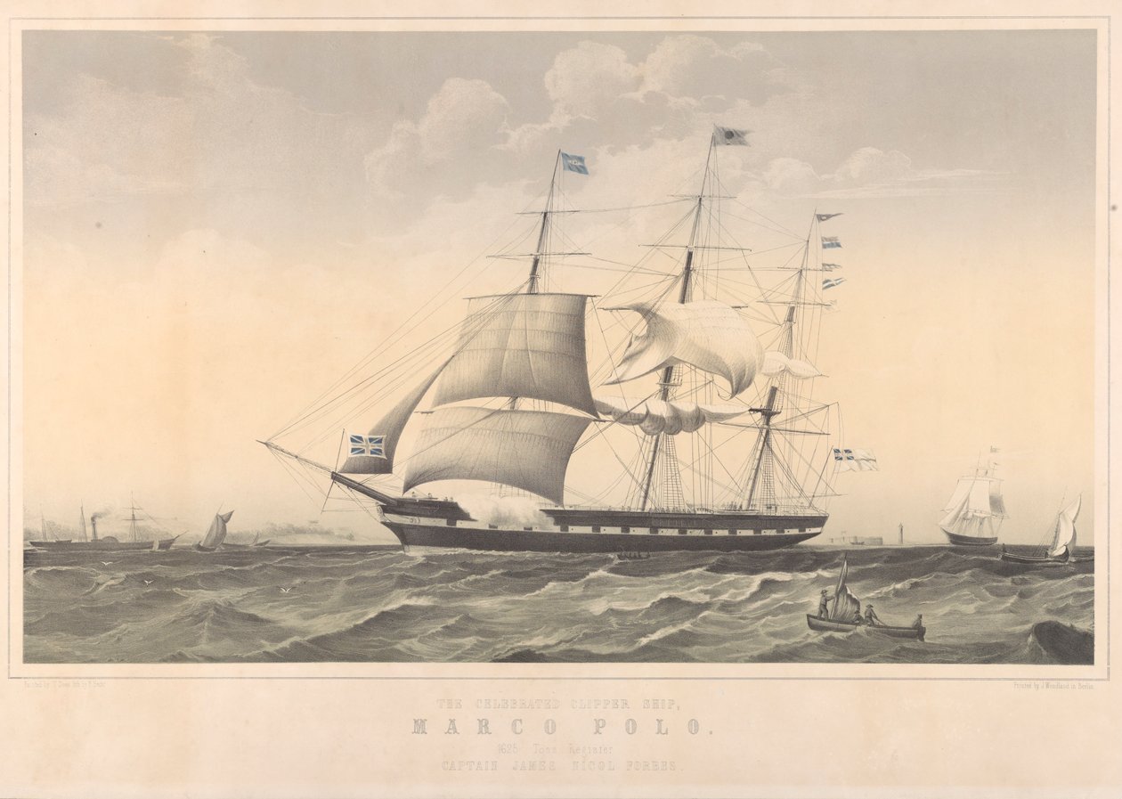 Slavná loď Clipper Marco Polo od Thomas Dove