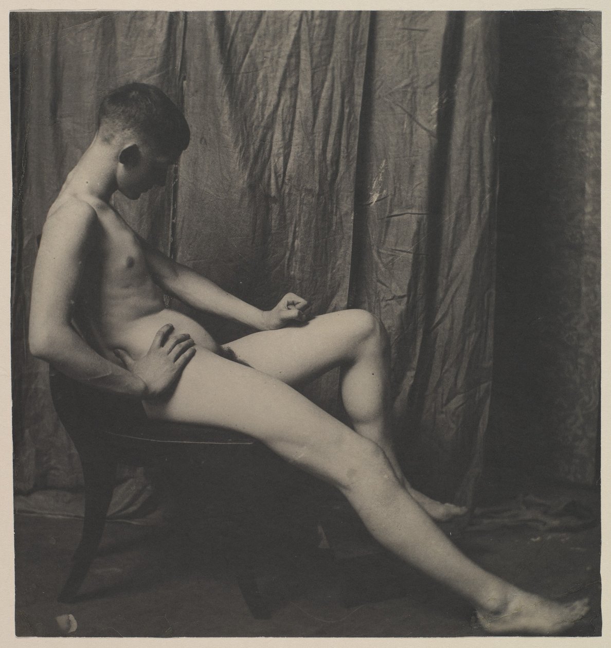 Akt Billa Ducketta v Art Students’ League ve Filadelfii od Thomas Eakins