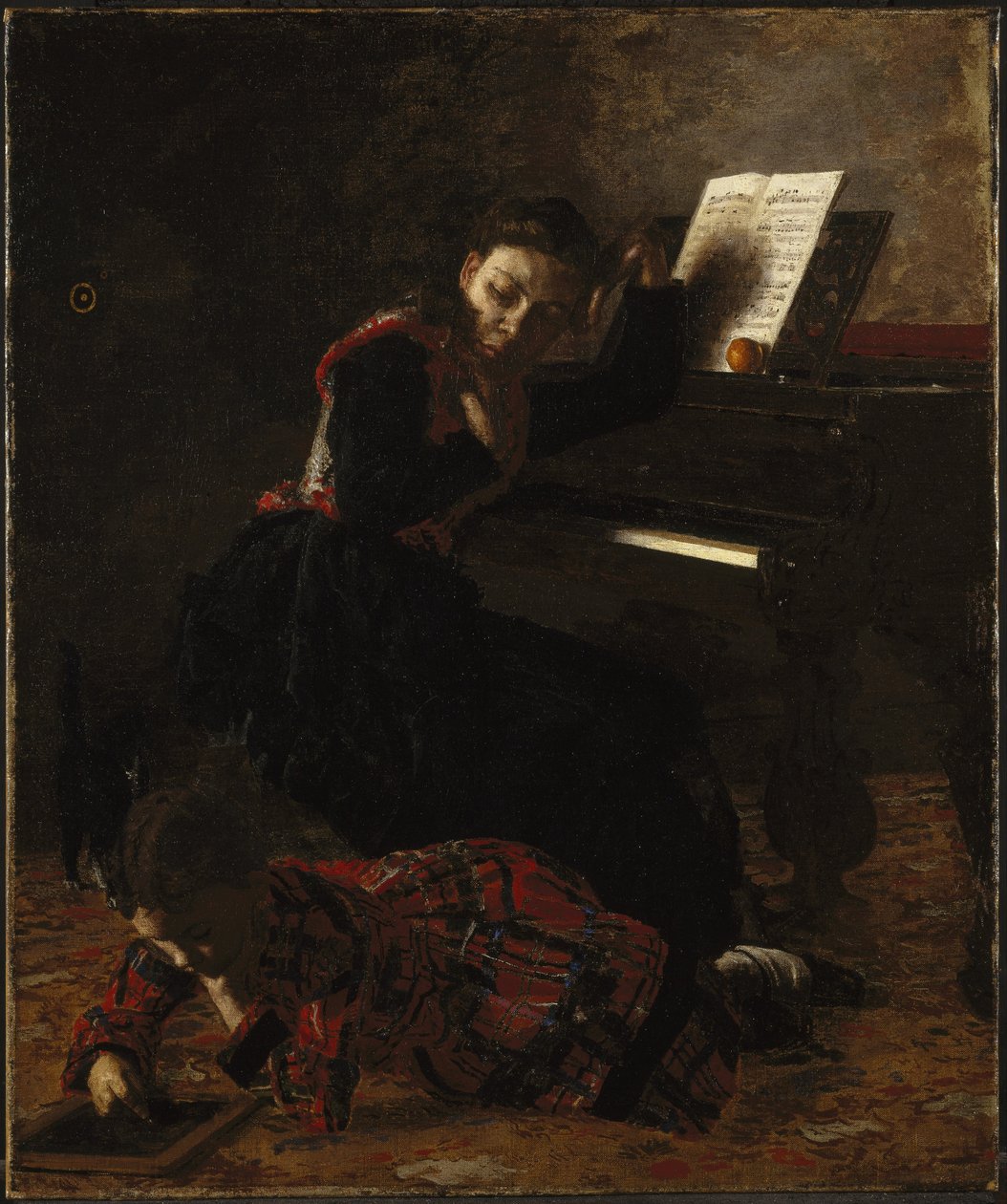 Domácí scéna od Thomas Eakins