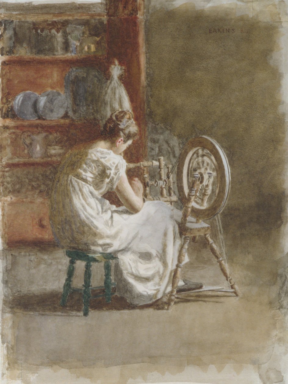 Homespun, 1881. od Thomas Eakins