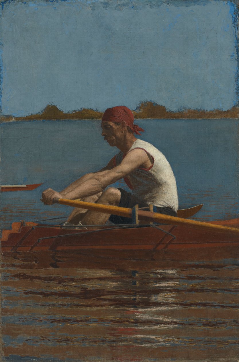 John Biglin ve skifu od Thomas Eakins