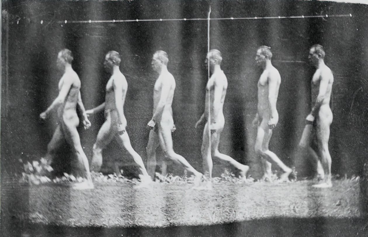 Marey Wheel Fotografie Jesse Godley, 1884. od Thomas Eakins