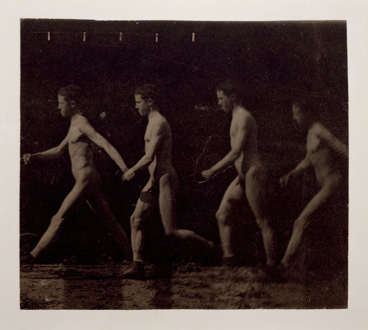 Fotografie Marey Wheel of Unidentified Model, 1884. od Thomas Eakins