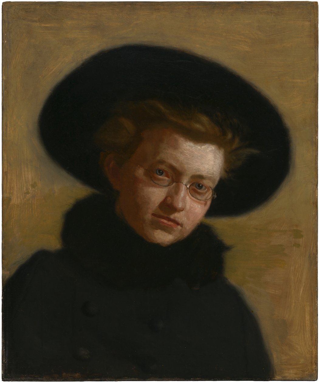 Portrét Lillian Hammitové (Dívka s velkým kloboukem) od Thomas Eakins