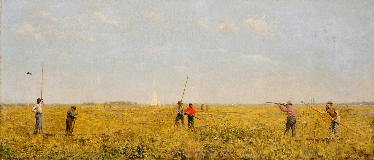 Pushing for Rail, 1874. od Thomas Eakins