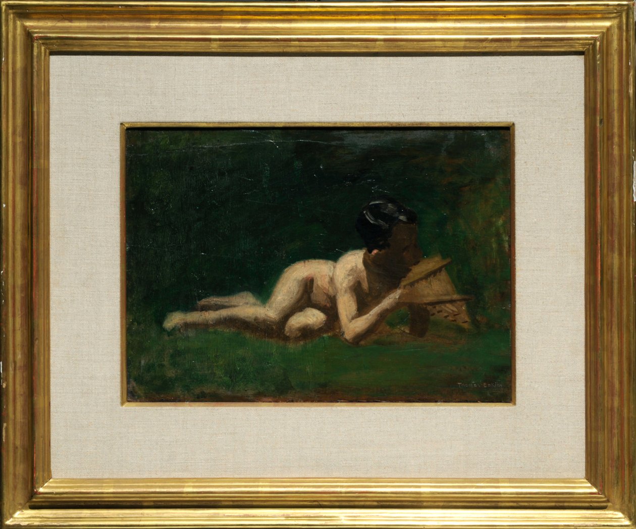 Studie k obrazu „Chlapec odpočívající v Arkadii“ od Thomas Eakins