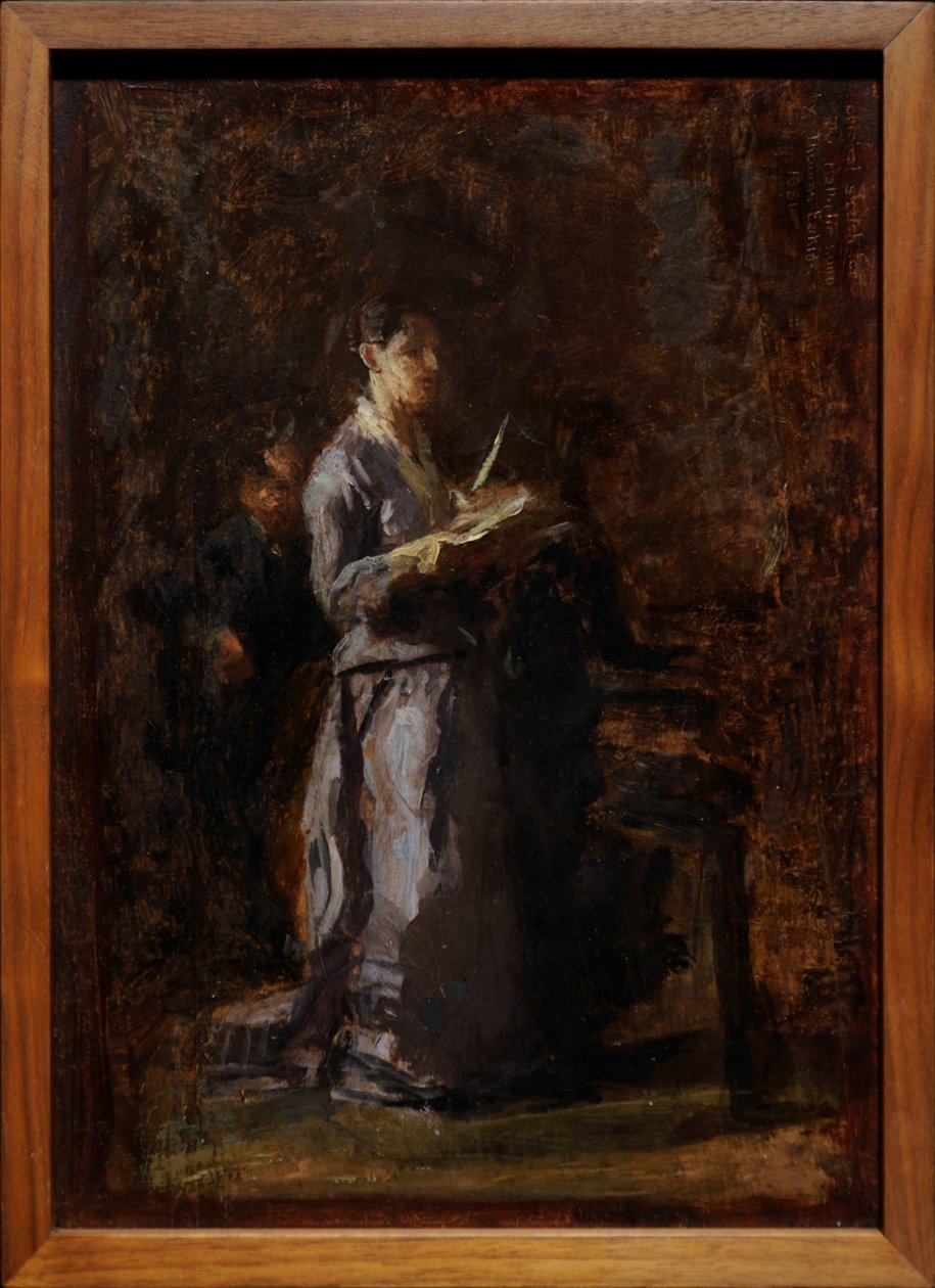 Studie pro „Patetickou píseň“ od Thomas Eakins