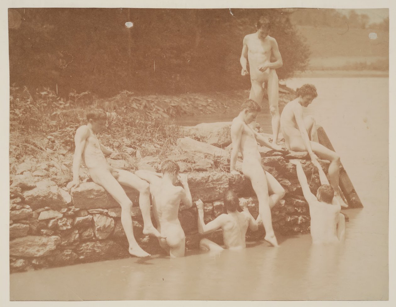 Studie pro plavání, 1883. od Thomas Eakins