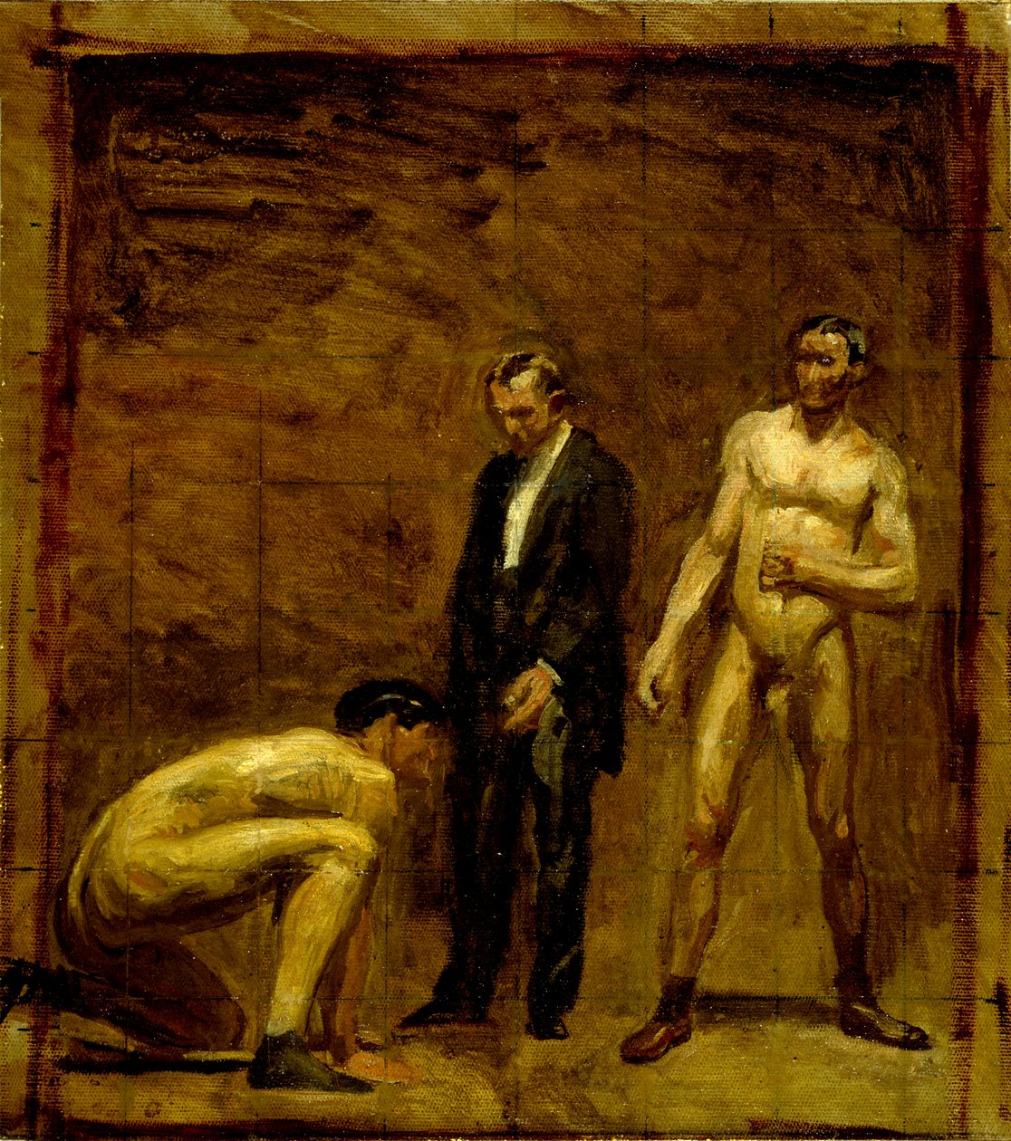Studie k dílu „Taking the Count“ od Thomas Eakins