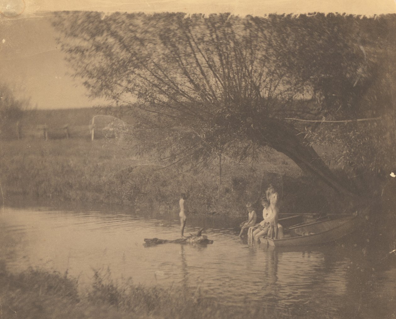 [Susan Macdowellová a děti Crowellových v Avondale v Pensylvánii] od Thomas Eakins