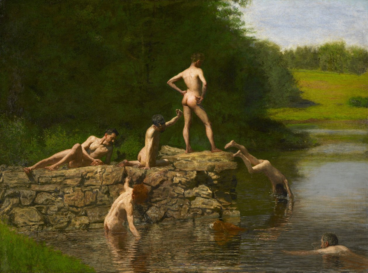 Plavání  od Thomas Eakins