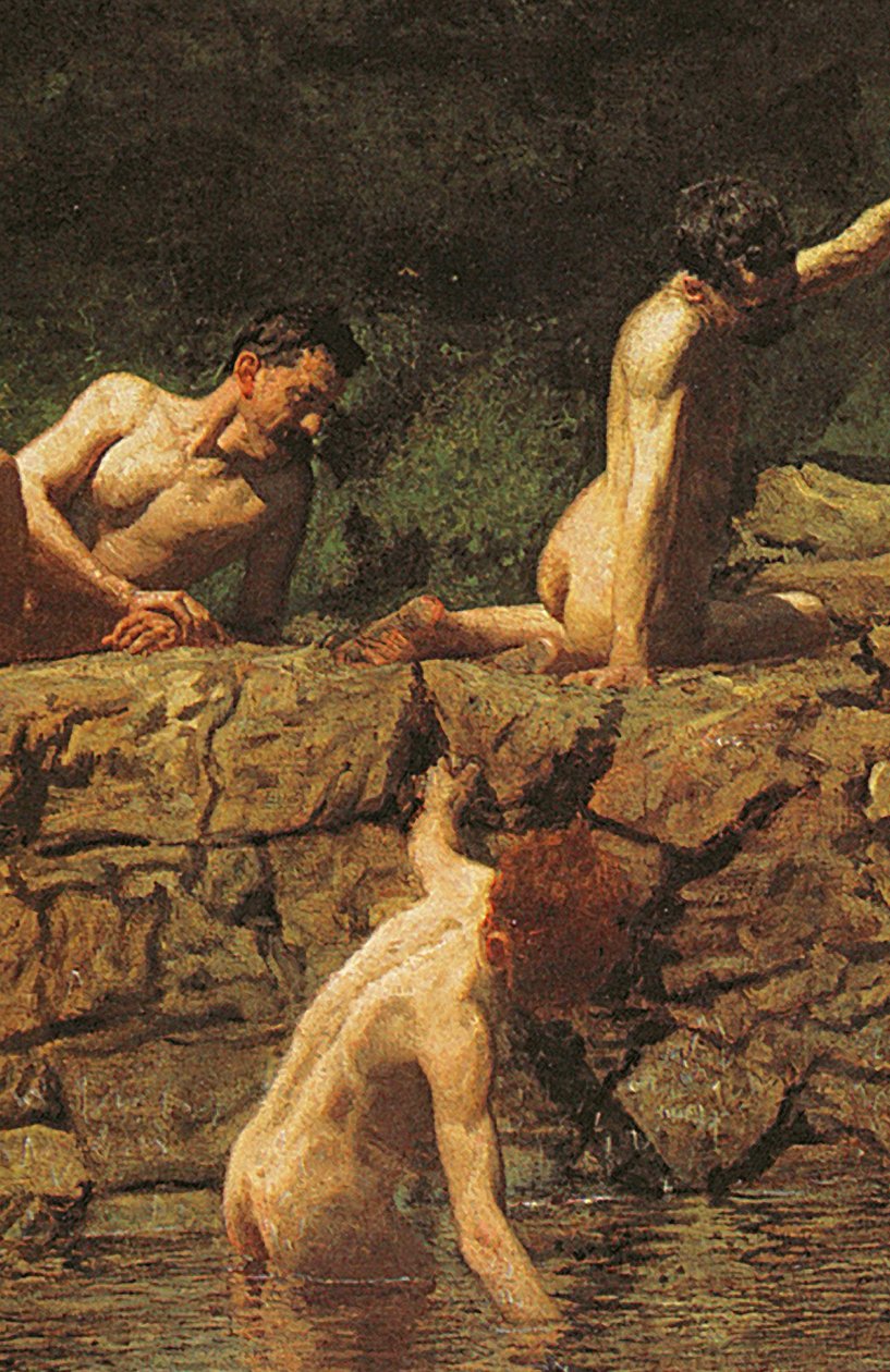 Plavecká díra, 1885 od Thomas Eakins