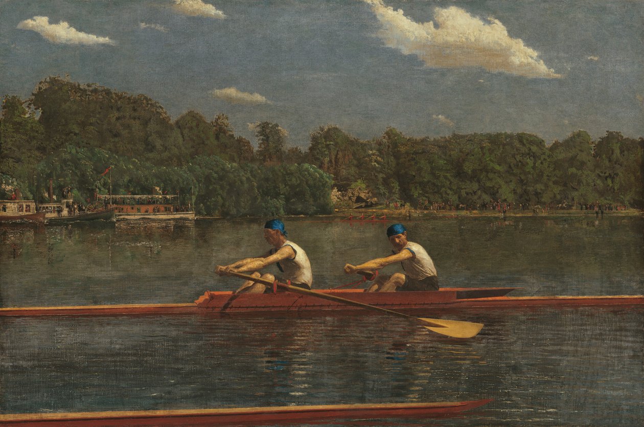 Závody bratří Biglinů od Thomas Eakins