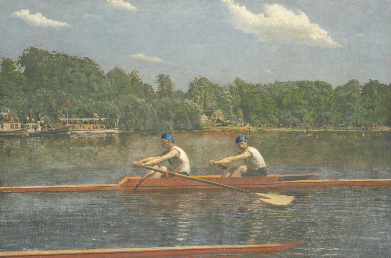 Závody bratří Biglinů od Thomas Eakins