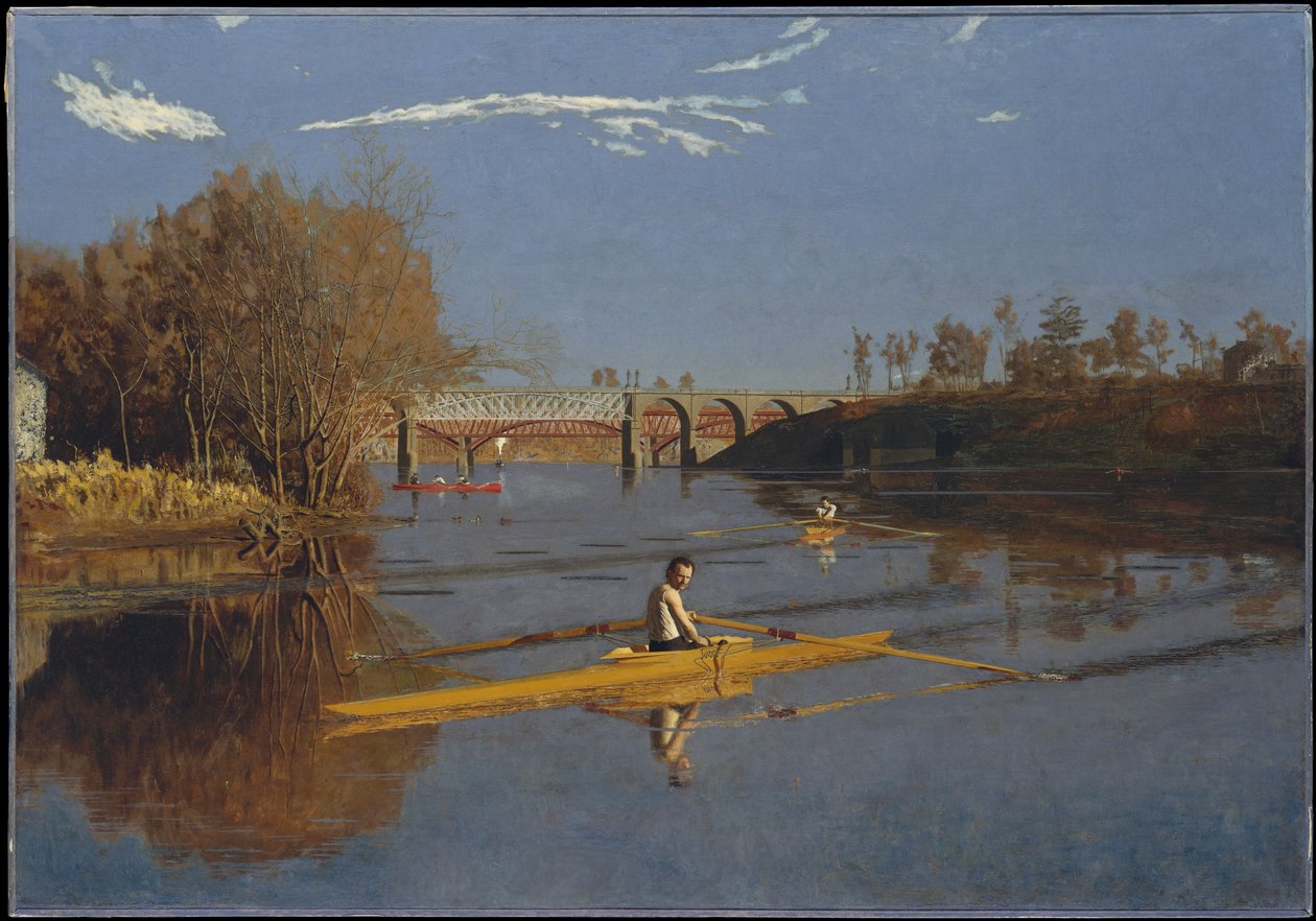Mistrovství ve skifu (Max Schmitt ve skifu) od Thomas Eakins