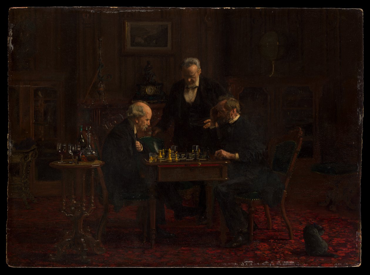 Šachisté od Thomas Eakins