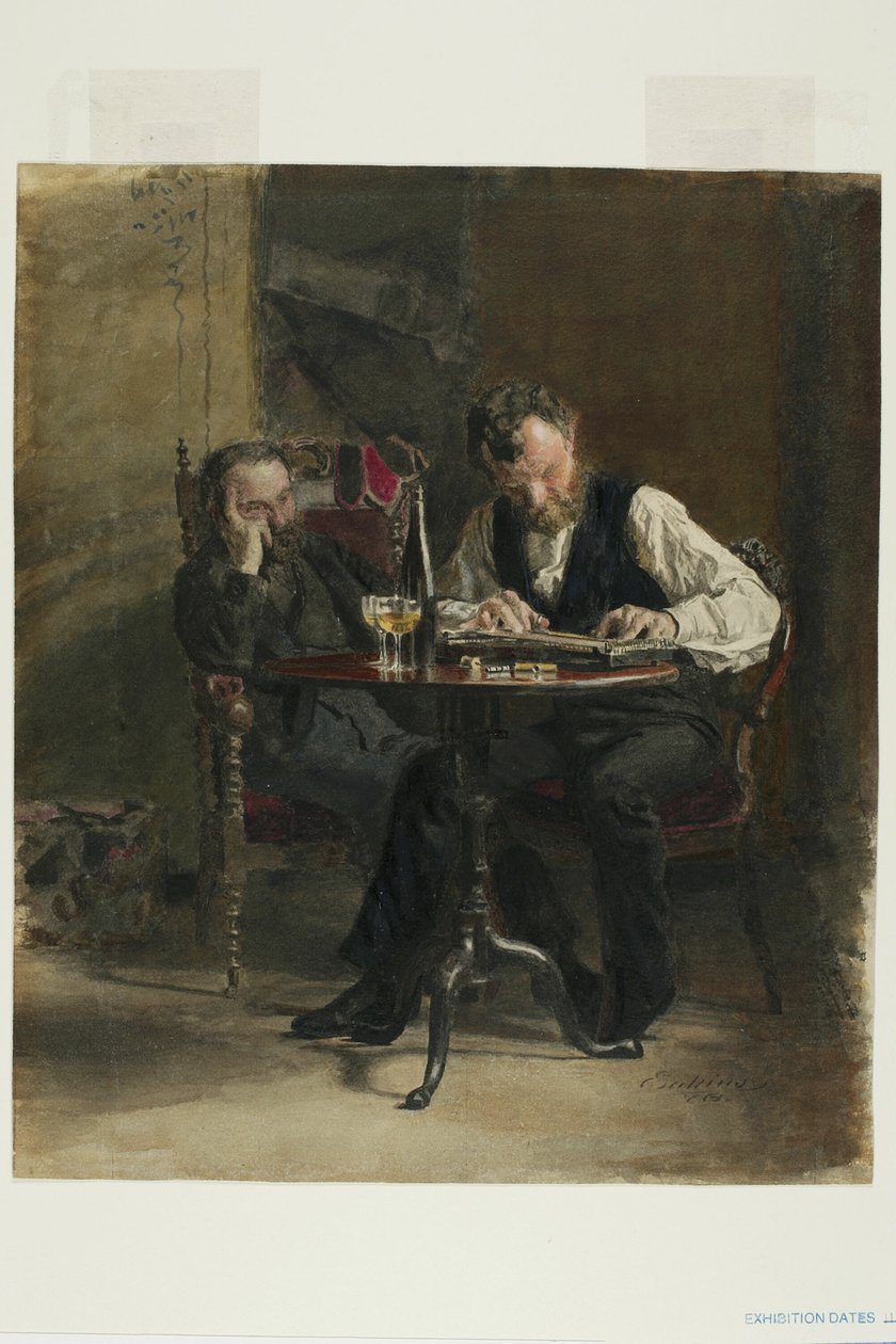 Hráč na citeru od Thomas Eakins