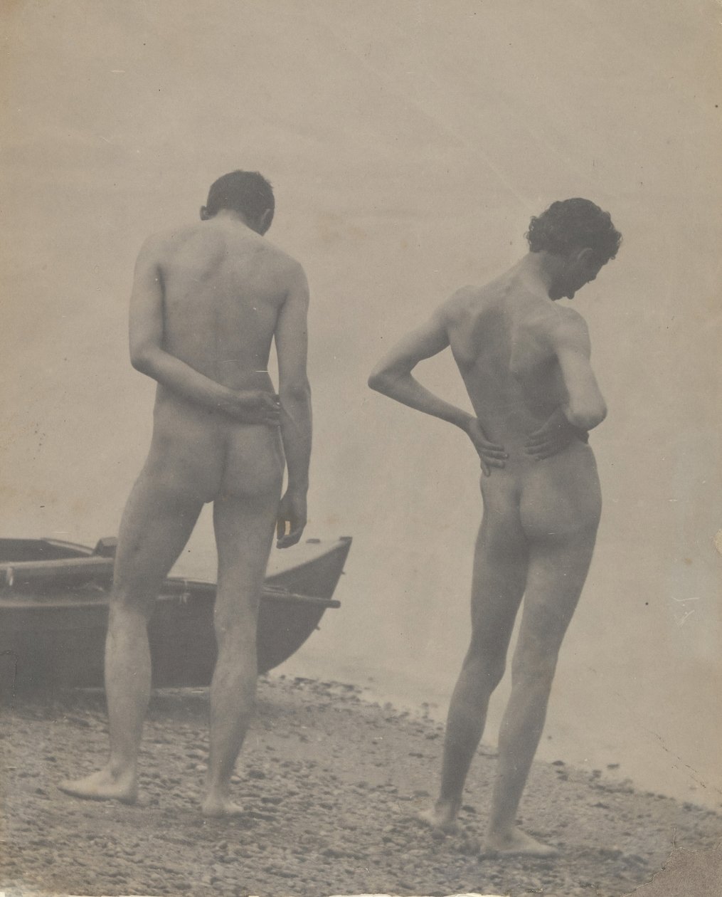 Thomas Eakins a John Laurie Wallace na pláži, ca. 1883. od Thomas Eakins