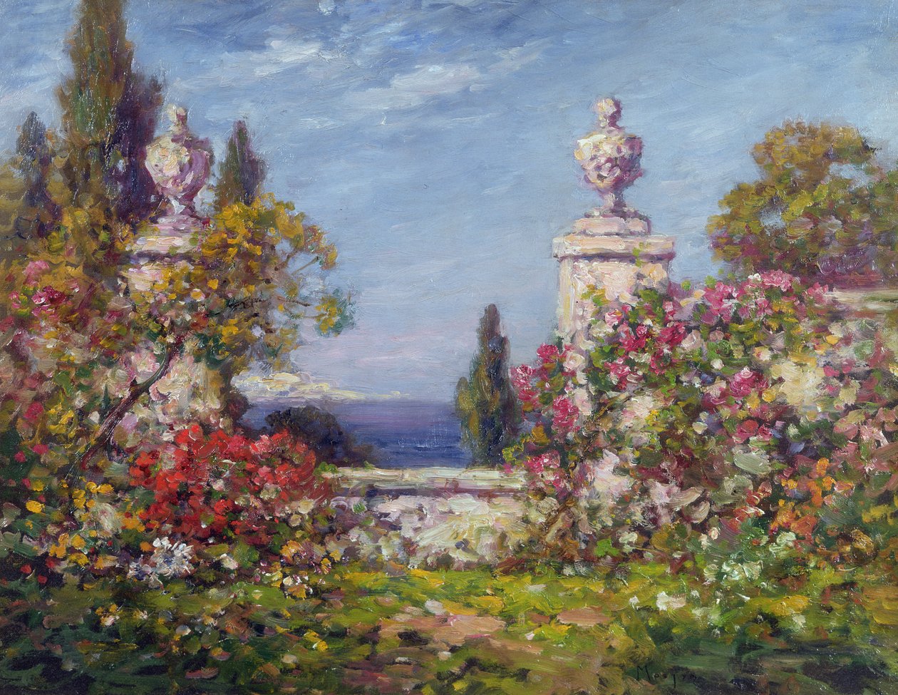 Středomořská zahrada od Thomas Edwin Mostyn