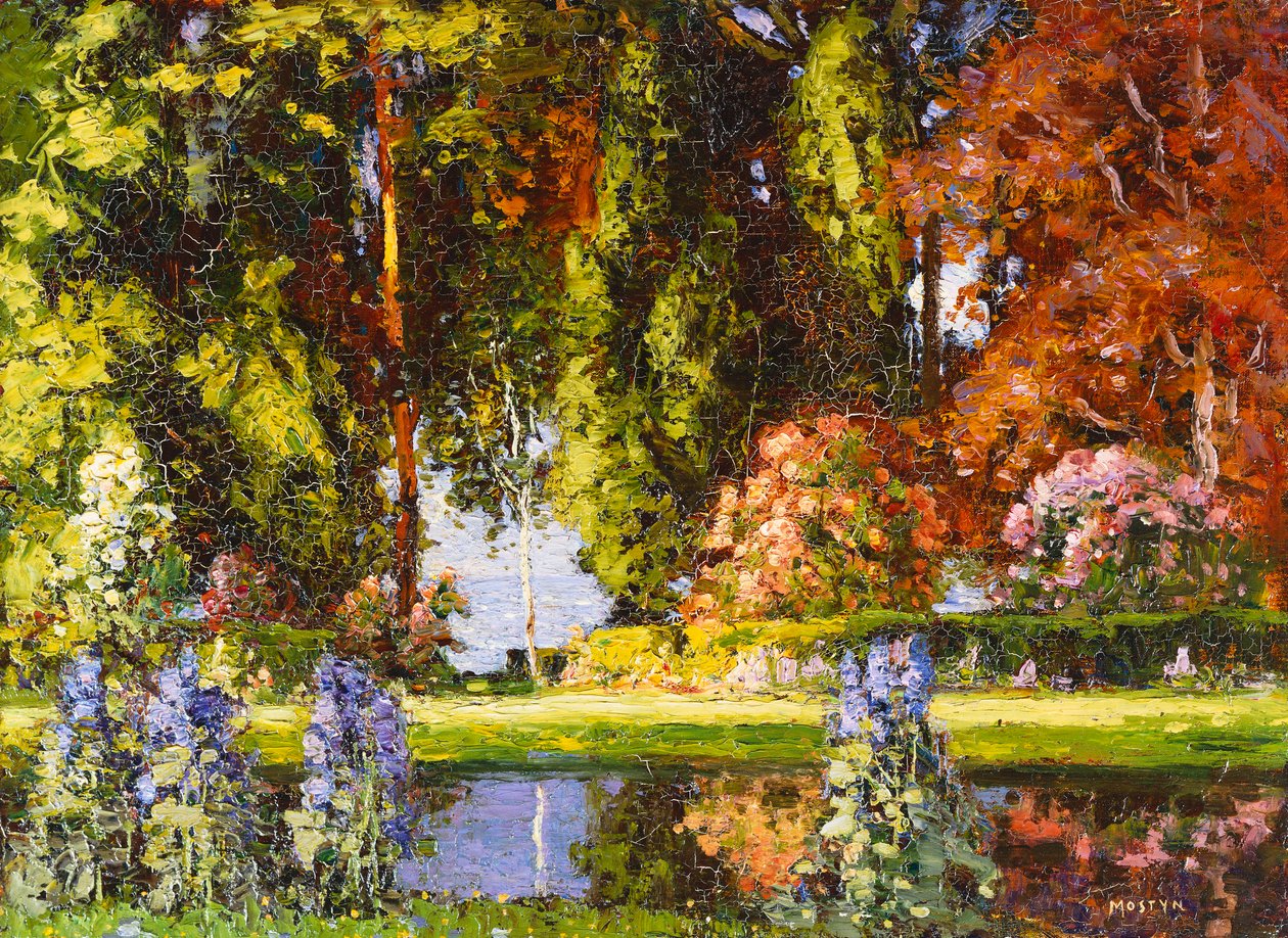 Zahrada u moře od Thomas Edwin Mostyn