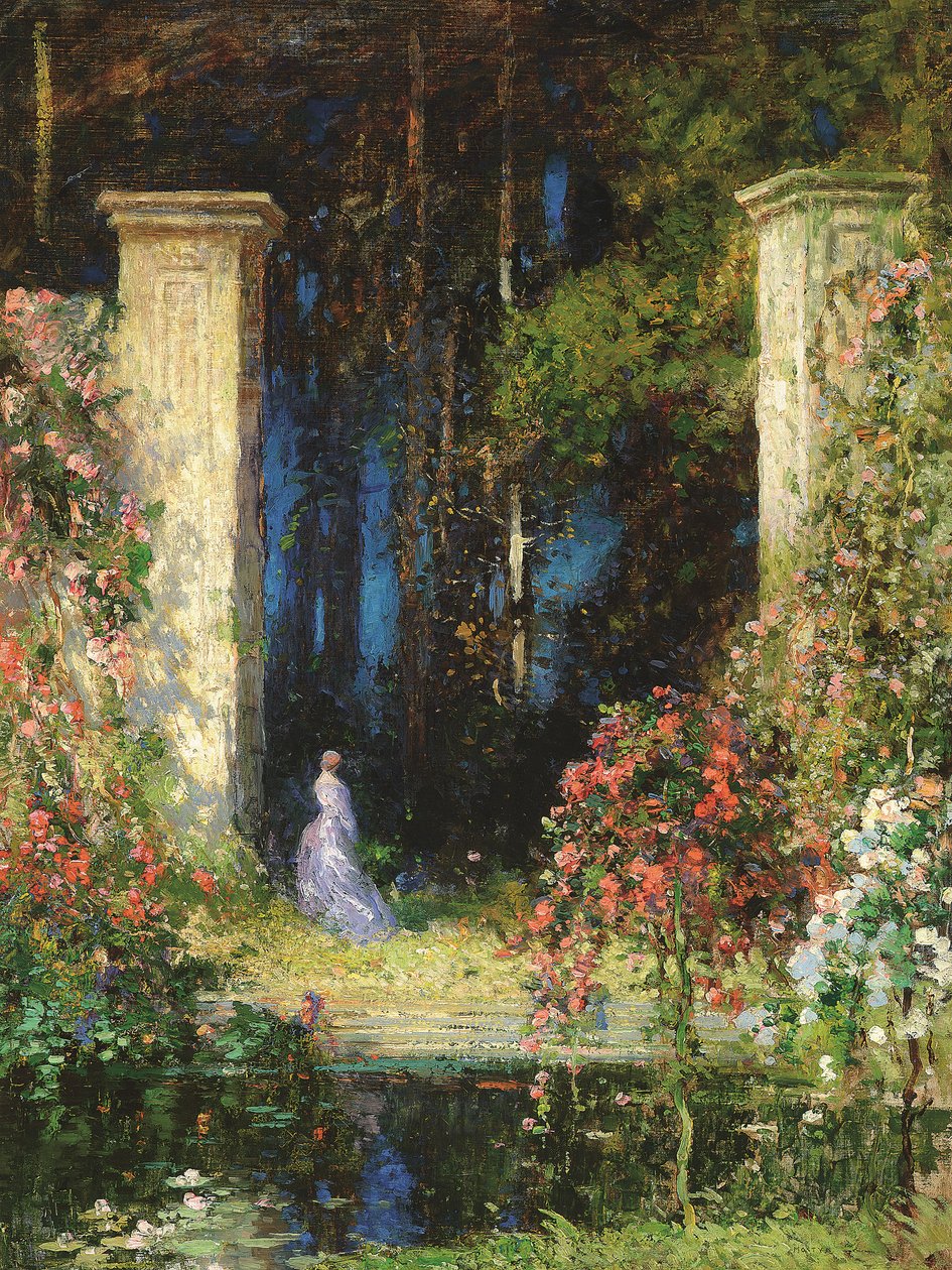 Stará brána (olej na plátně) od Thomas Edwin Mostyn