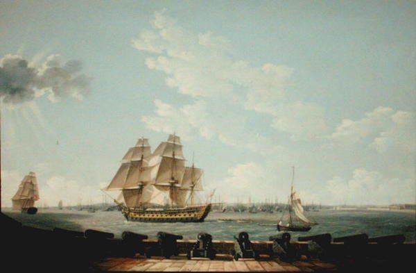 Southsea Battery (olej na plátně) od Thomas Elliott