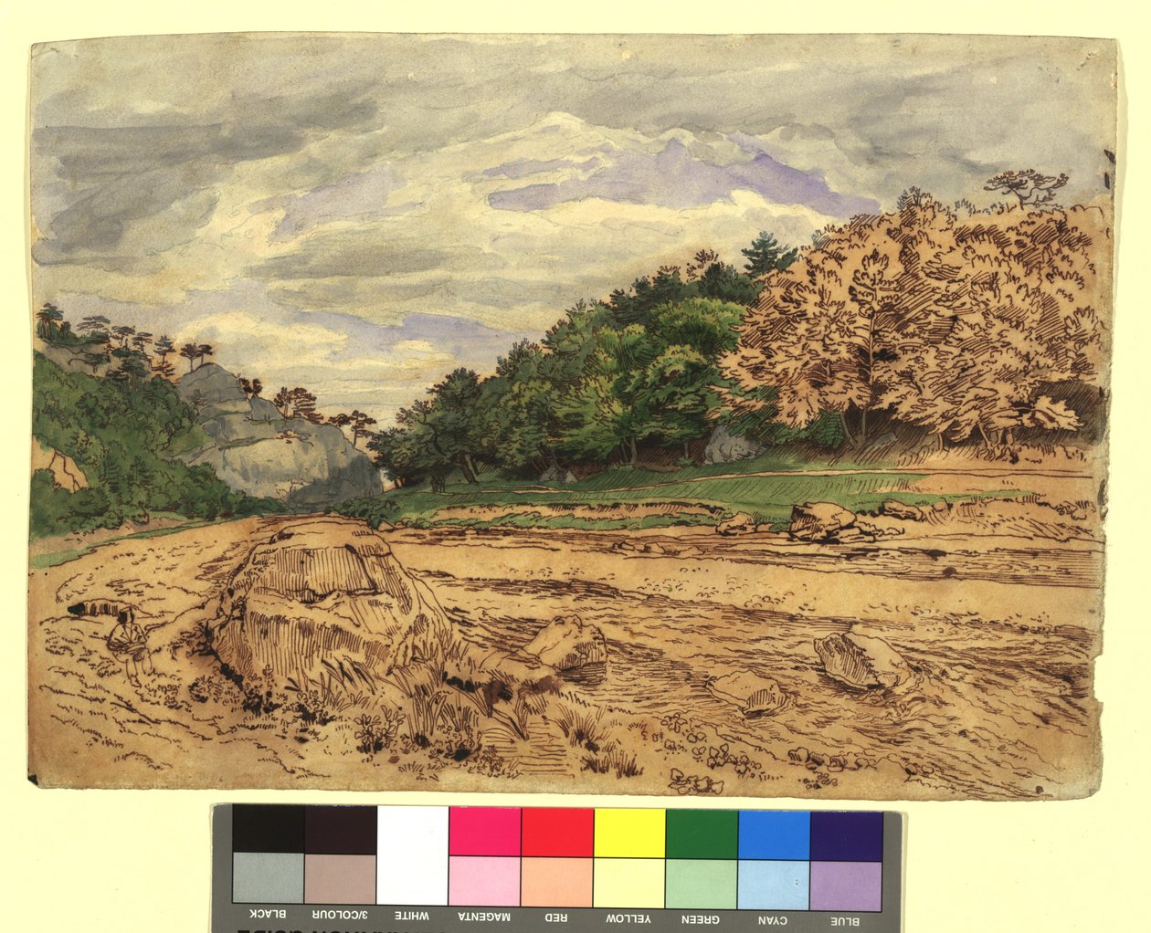Motiv z Helenentalu u Badenu od Thomas Ender