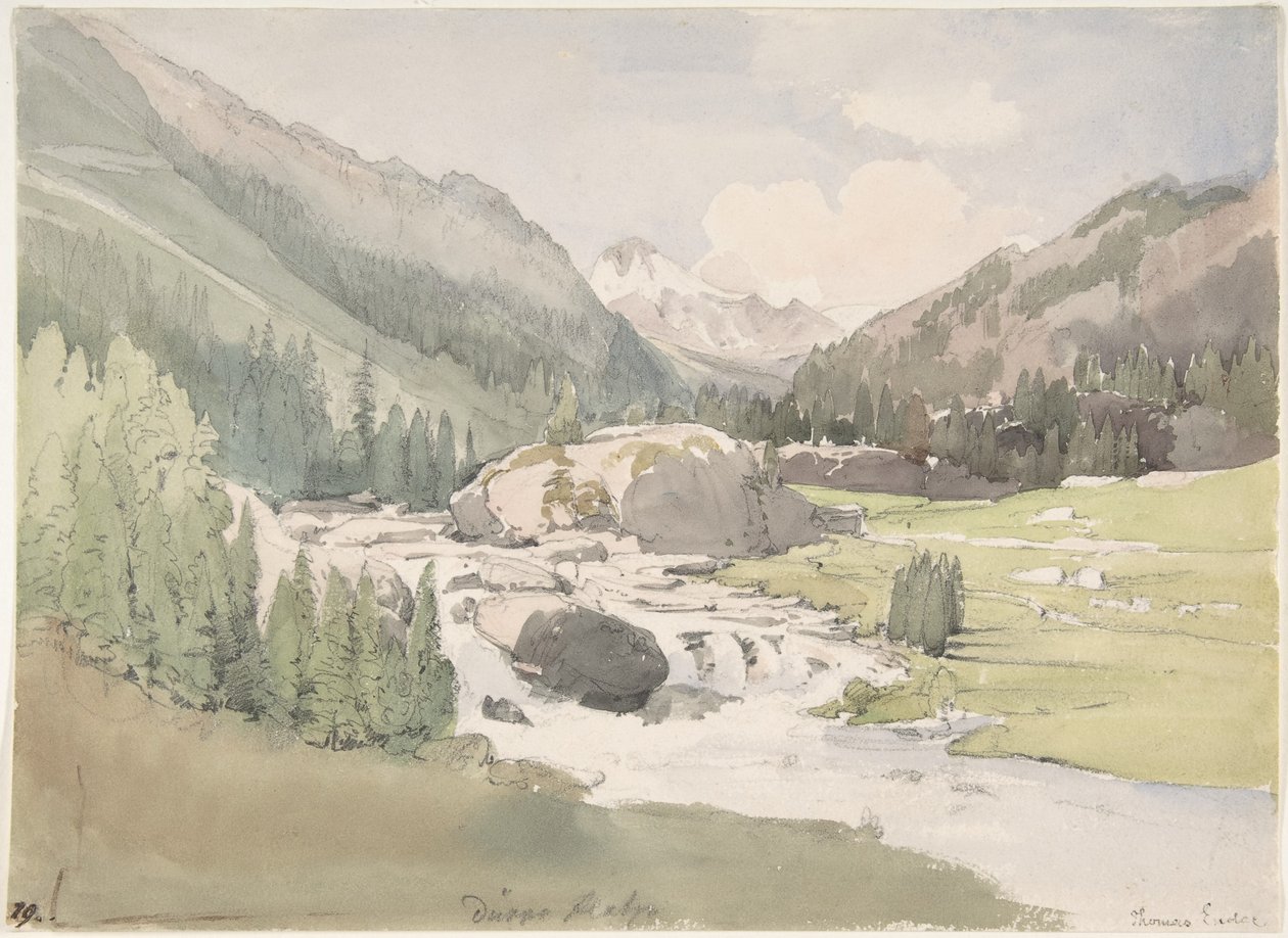 Horské údolí od Thomas Ender