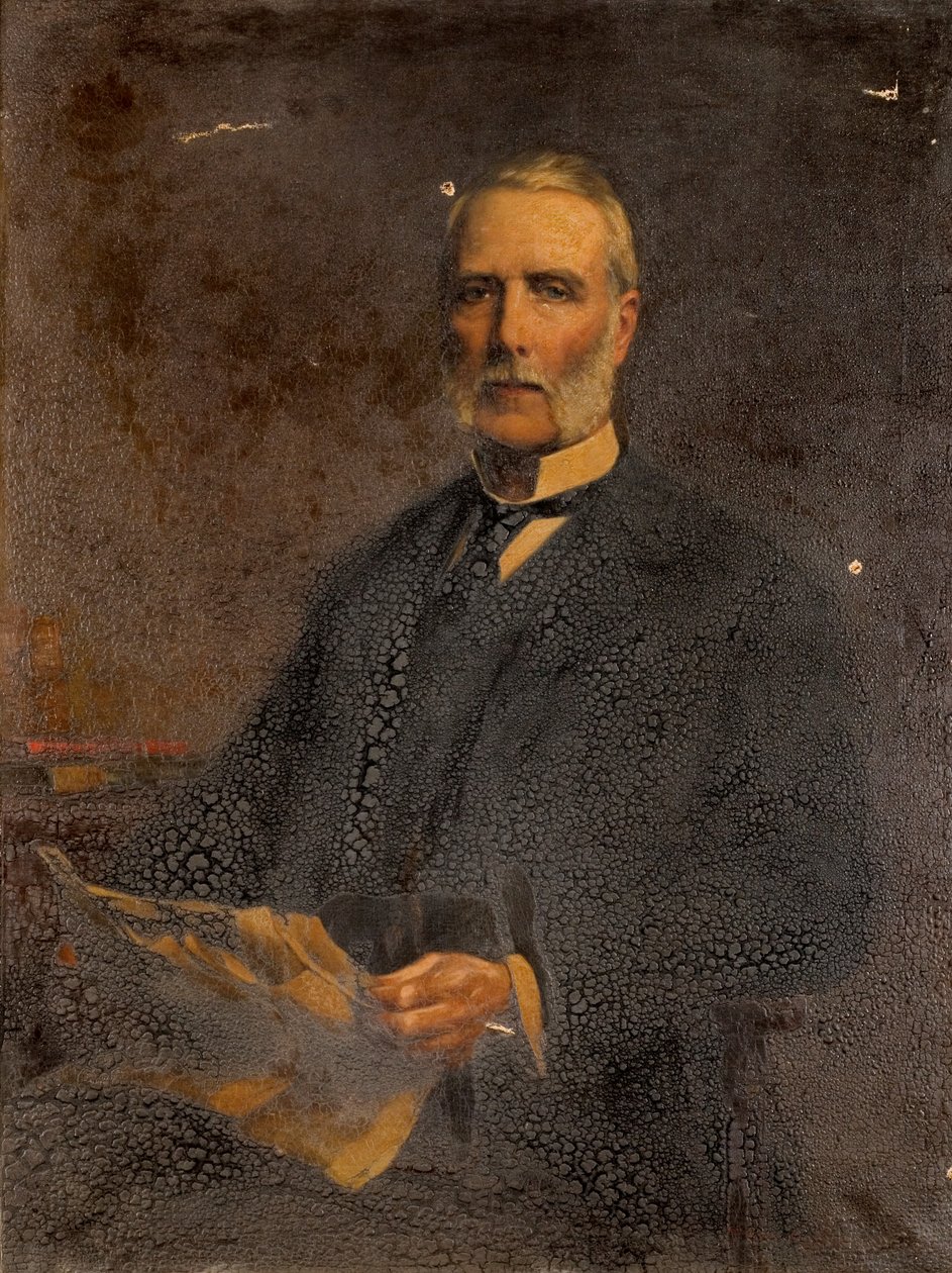 Portrét Johna Halla od Thomas Eyre Macklin