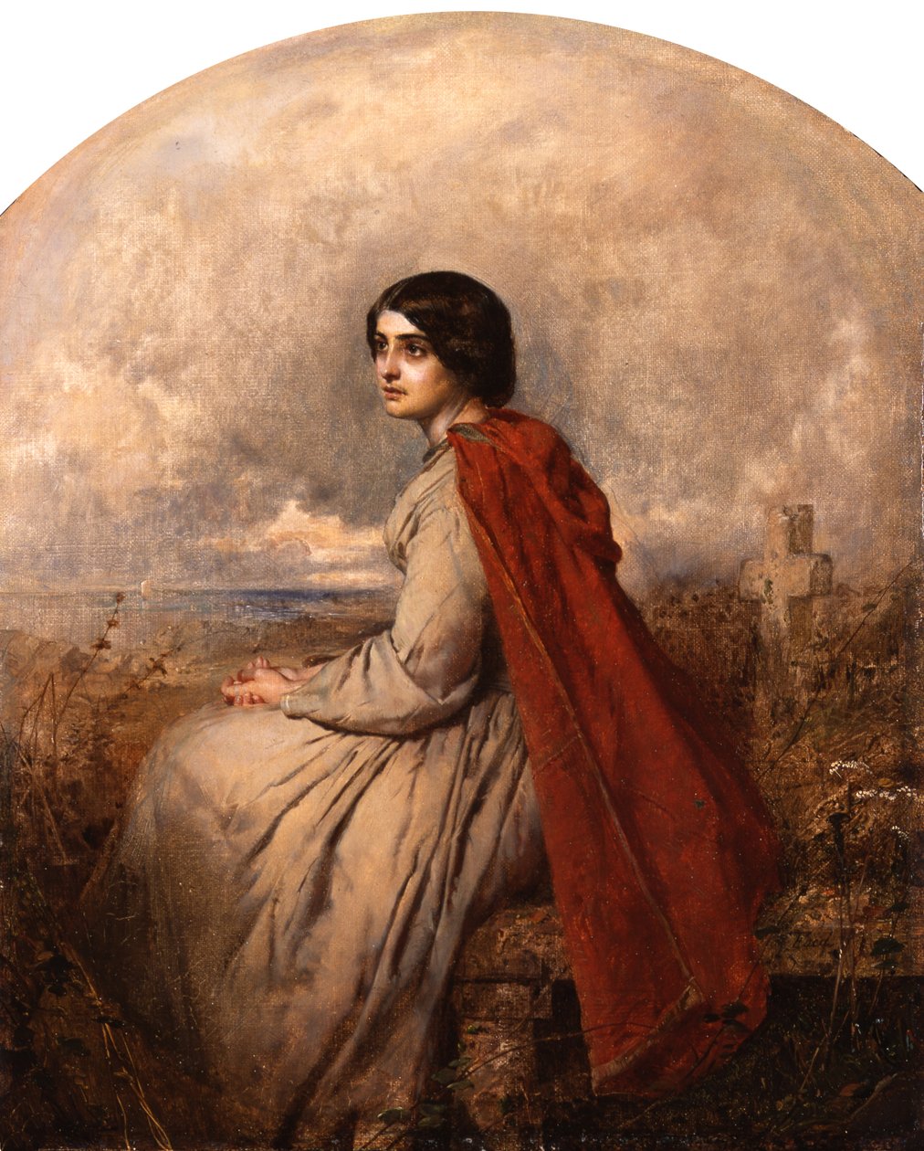 Evangeline (olej na plátně) od Thomas Faed