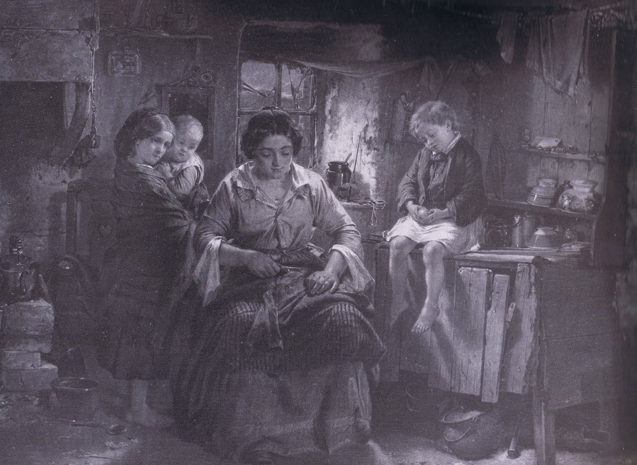 Jeho jediný pár, Bibbys Annual, 1916-1917 od Thomas Faed