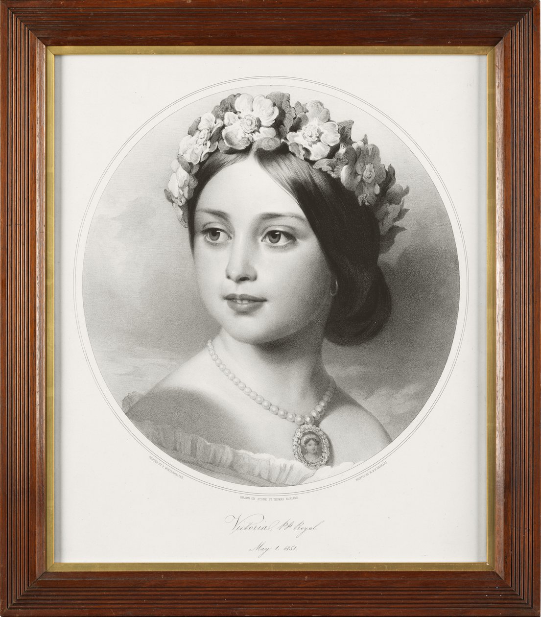 Viktorie, císařovna německá a královna Pruska (litho nakreslený na kameni) od Thomas Fairland