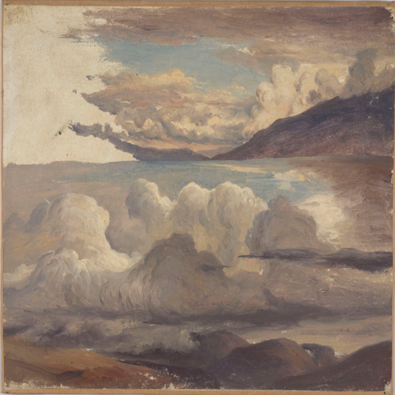 Mraky nad fjordem od Thomas Fearnley