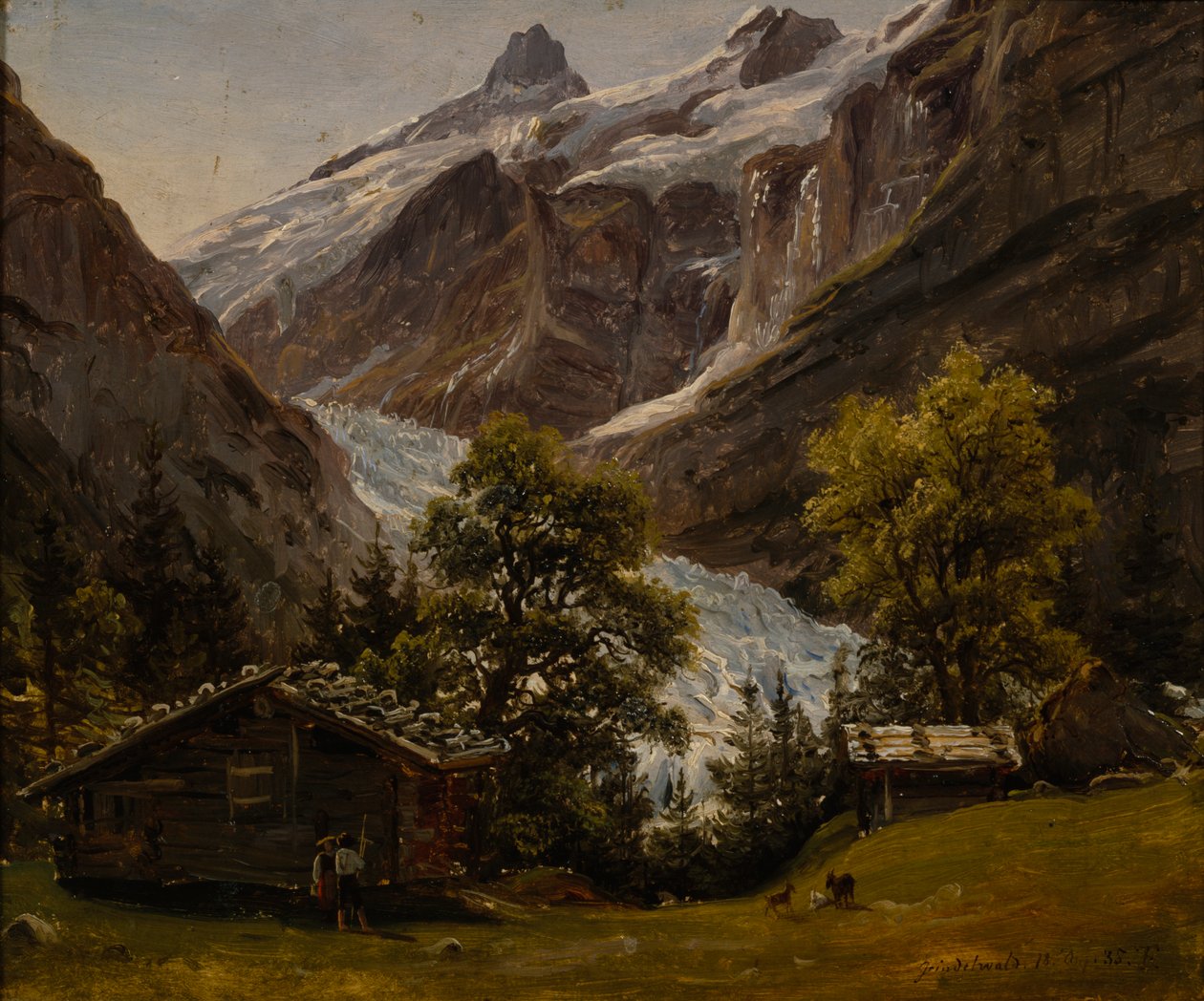 Grindelwald, Švýcarsko od Thomas Fearnley