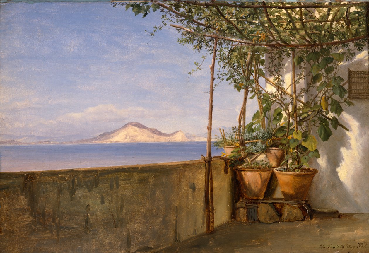 Terasa v Procidě od Thomas Fearnley