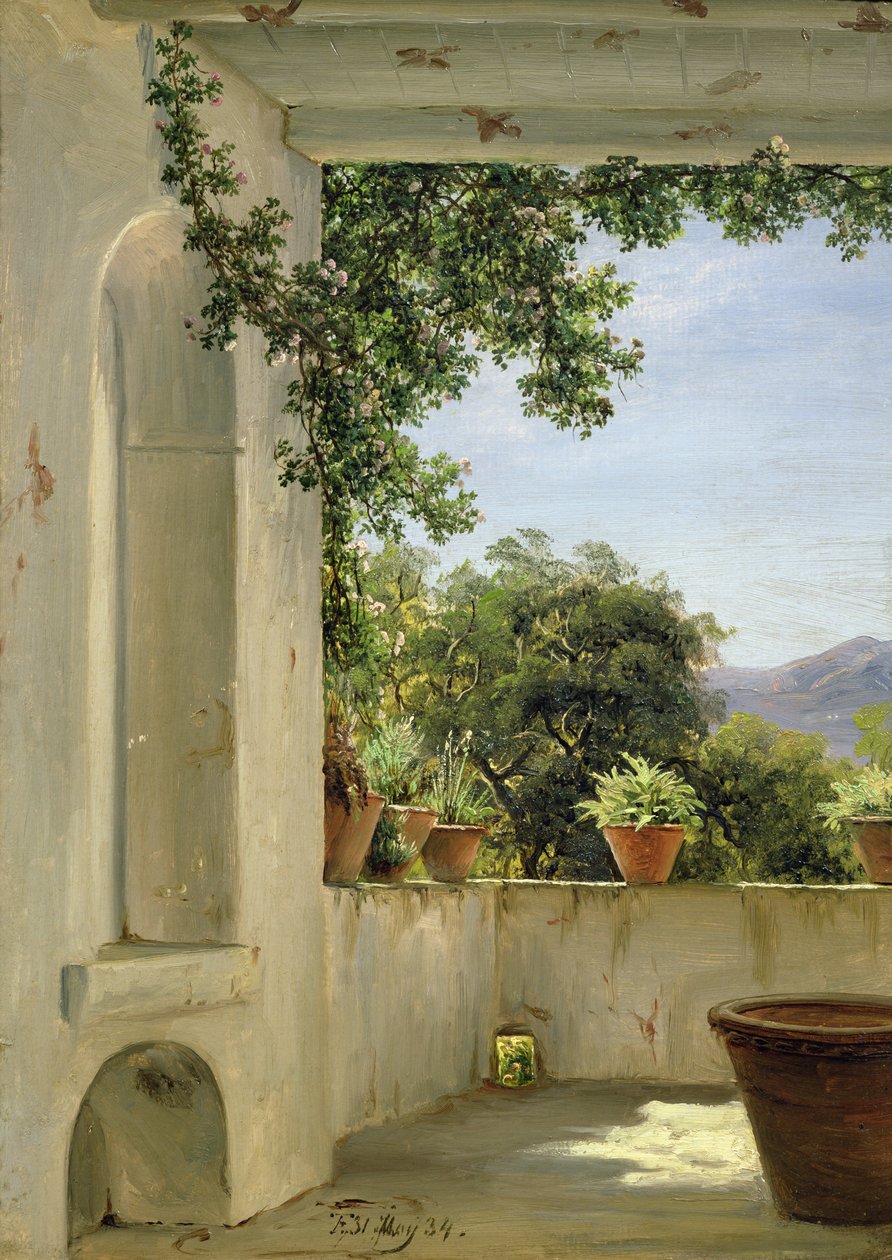 Terasa v Sorrentu od Thomas Fearnley