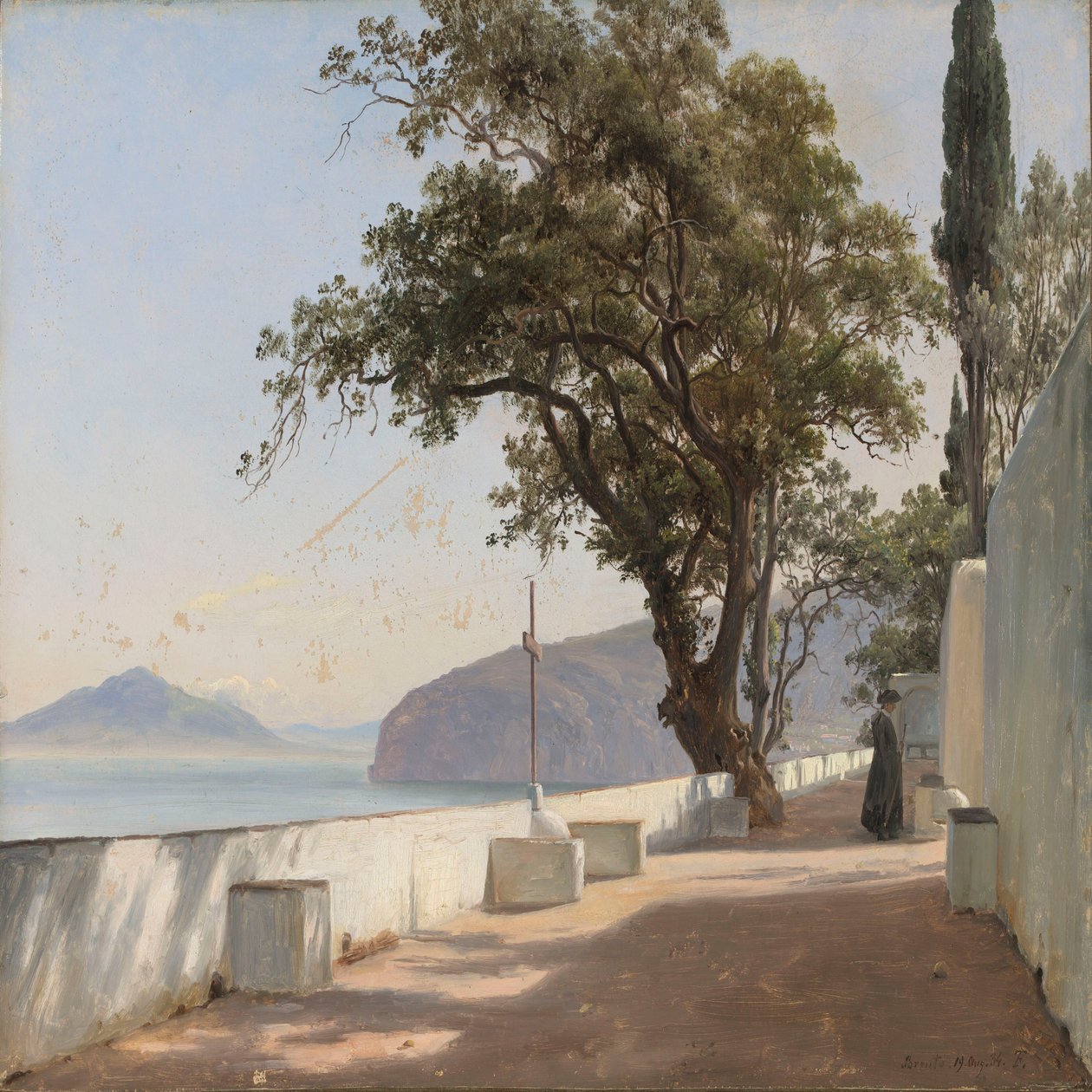 Terasa s dubem, Sorrento od Thomas Fearnley
