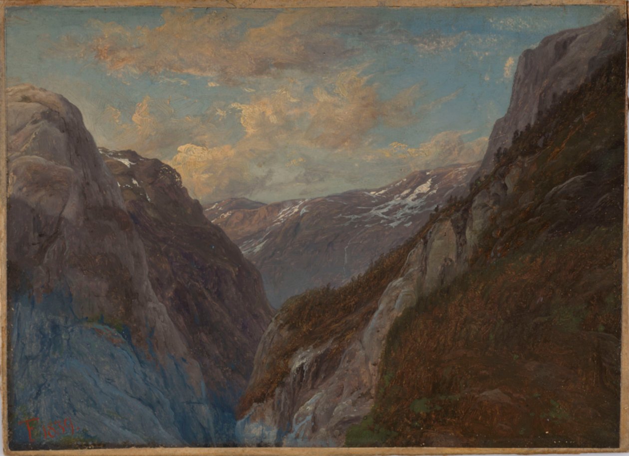 Hora Jordalsnuten v Sognu od Thomas Fearnley