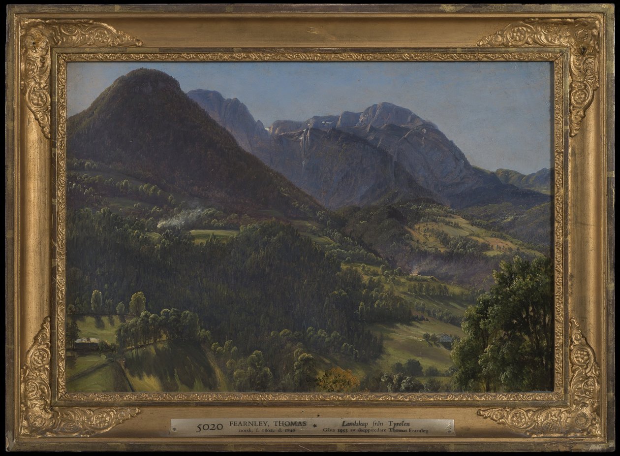 Tyrolská krajina od Thomas Fearnley