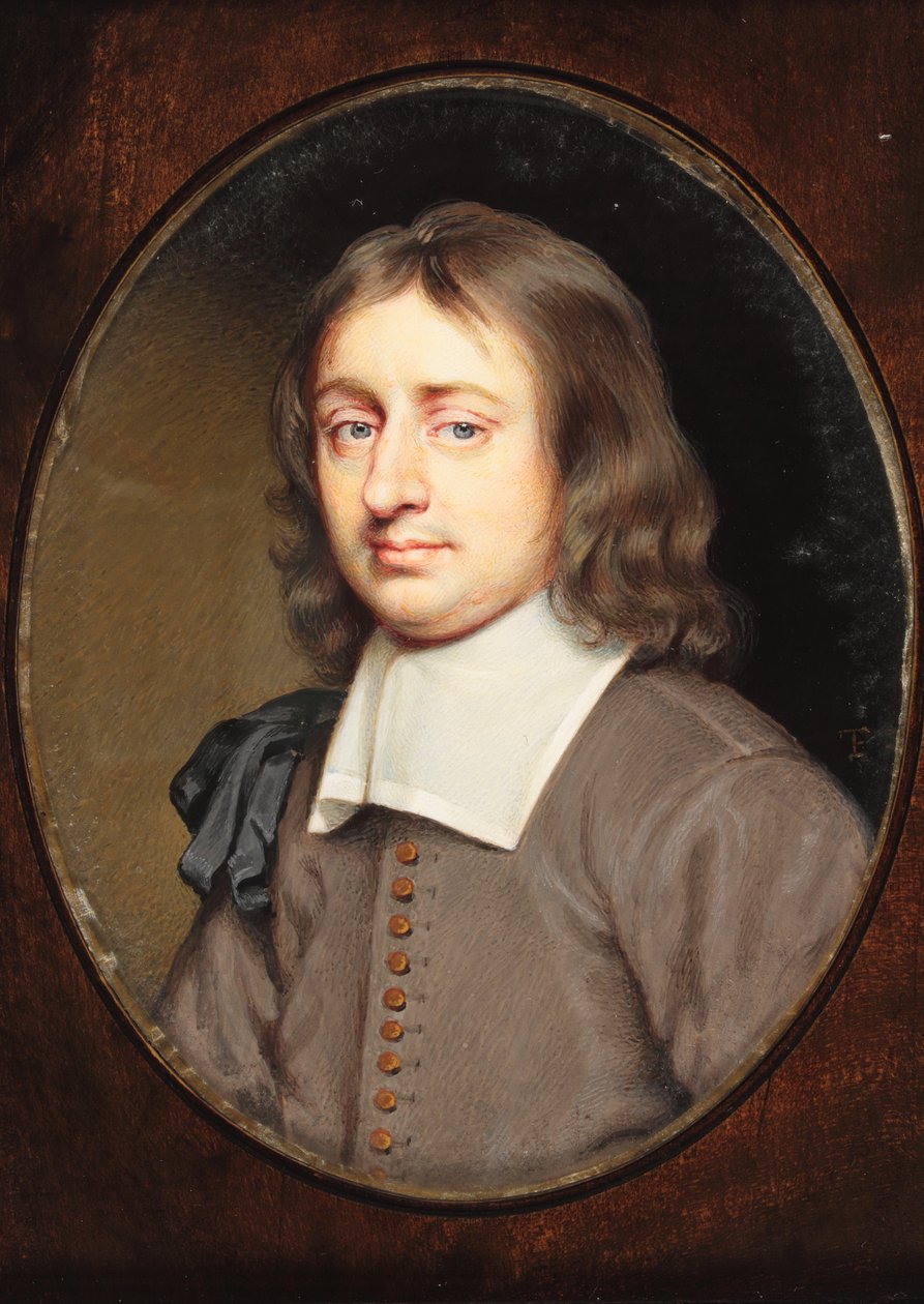 Christopher Simpson (akvarel na pergamenu) od Thomas Flatman