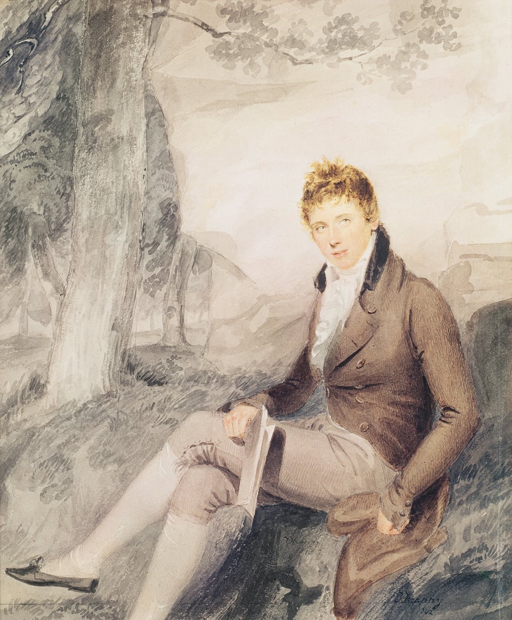 Portrét Henry John Temple (1784-1865) 3. vikomt Palmerston, 1802 od Thomas Frank Heaphy