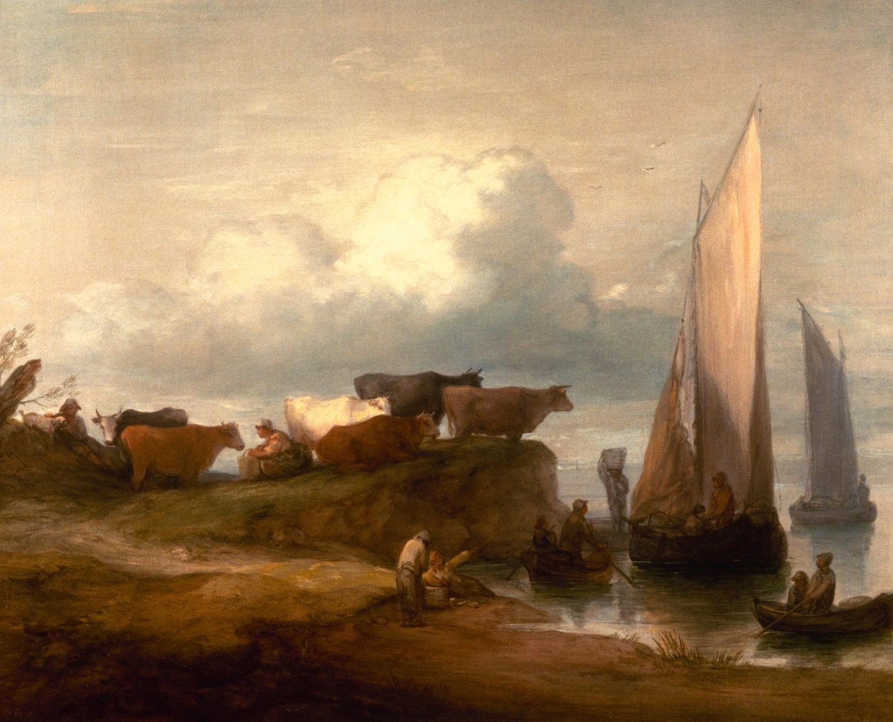 Pobřežní krajina od Thomas Gainsborough