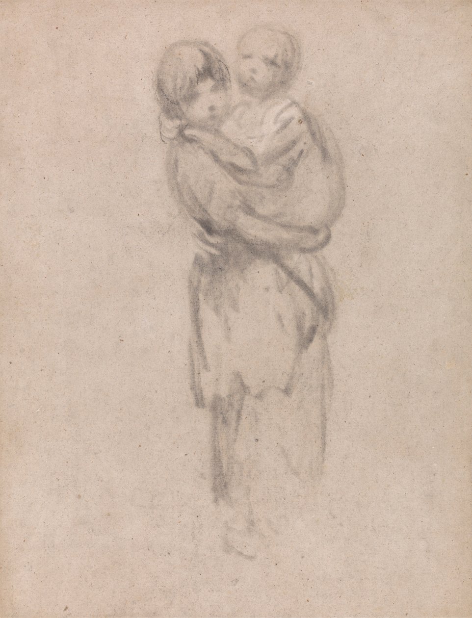 Mladá dívka drží dítě od Thomas Gainsborough