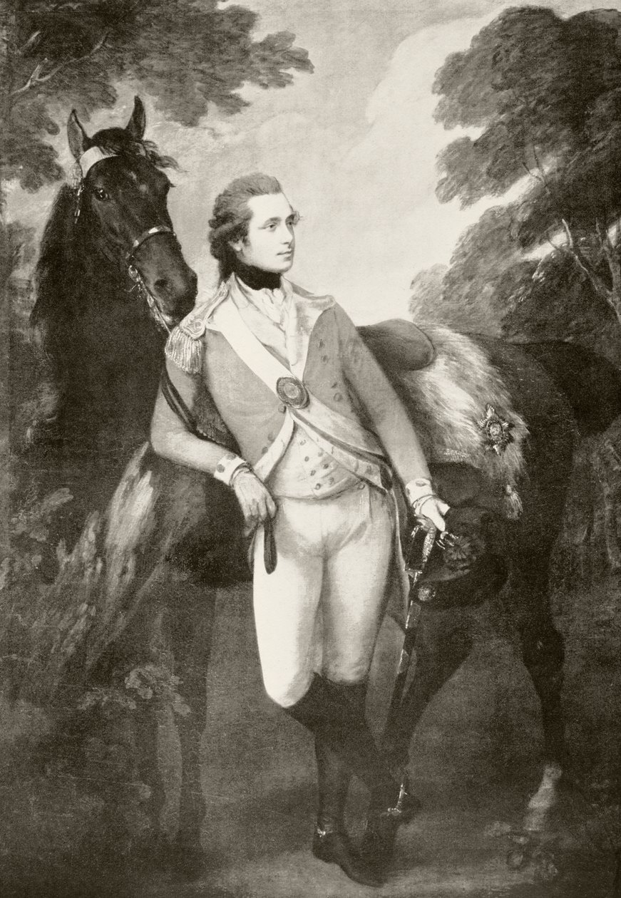 Anthony St Leger (litografie) od Thomas Gainsborough