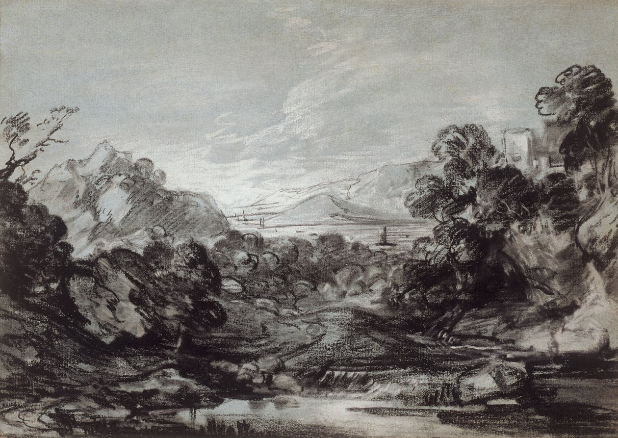 Pohled na pobřeží od Thomas Gainsborough
