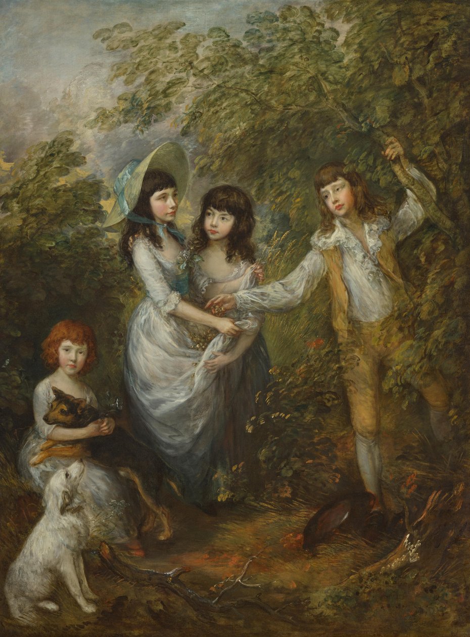 Marshamovy děti od Thomas Gainsborough
