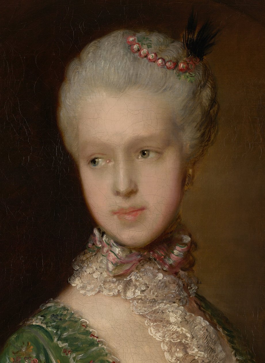 Elizabeth Wrottesley, pozdější vévodkyně z Graftonu od Thomas Gainsborough